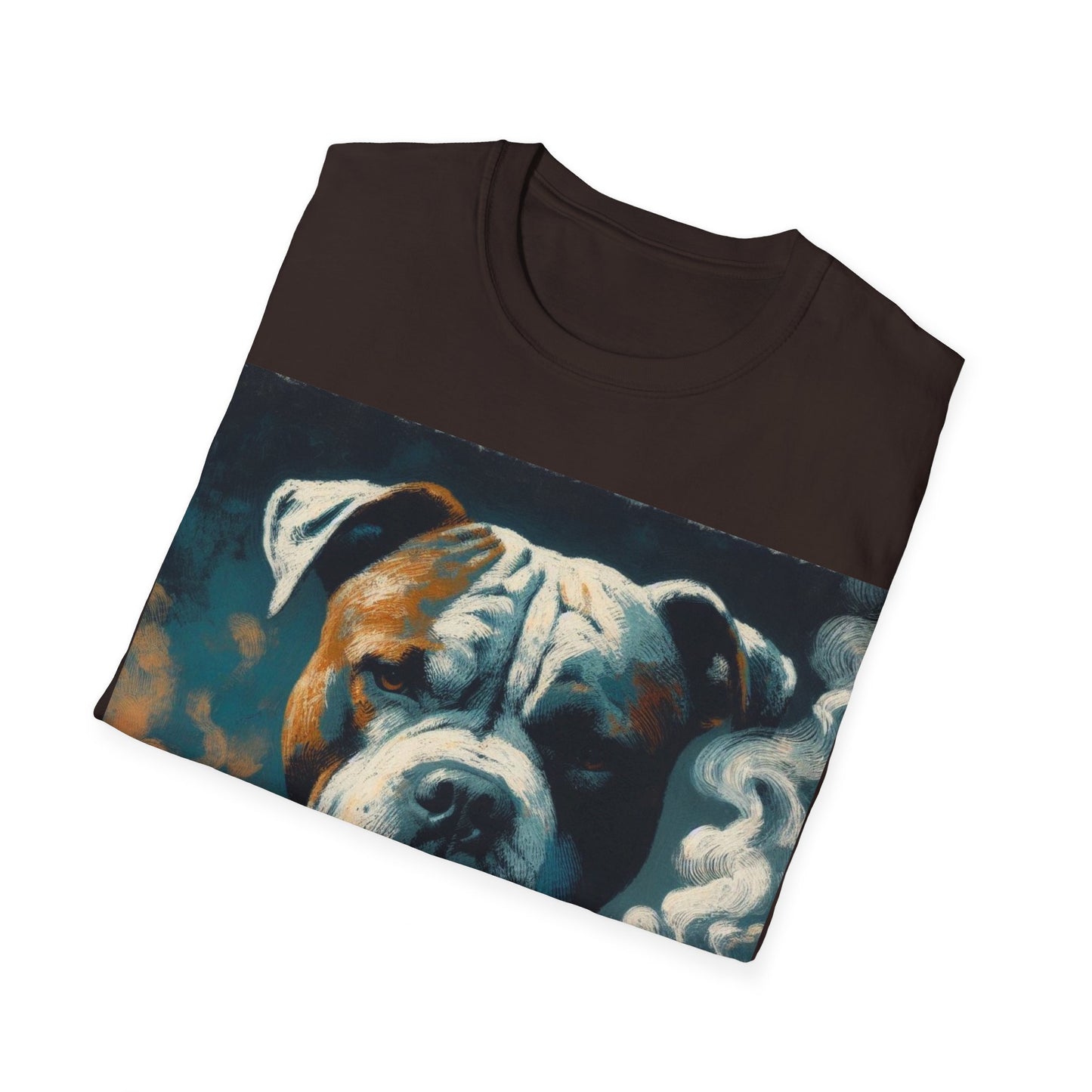 Classy Smoking Pitbull T-Shirt