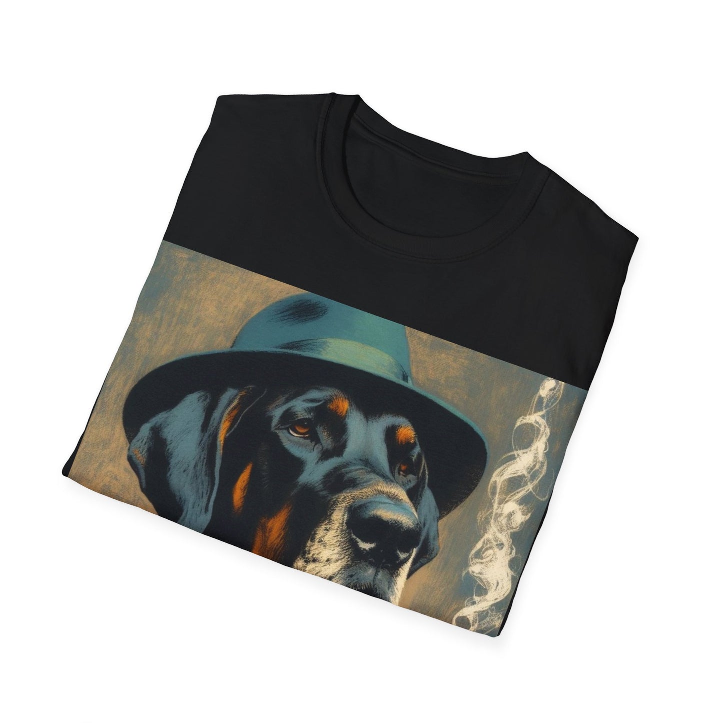 Classy Smoking Great Dane Dog T-Shirt