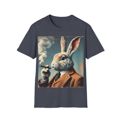 Classy Smoking Rabbit T-Shirt