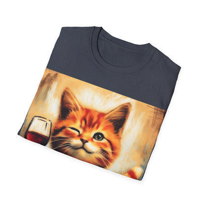 Classy Toasting Cat T-Shirt