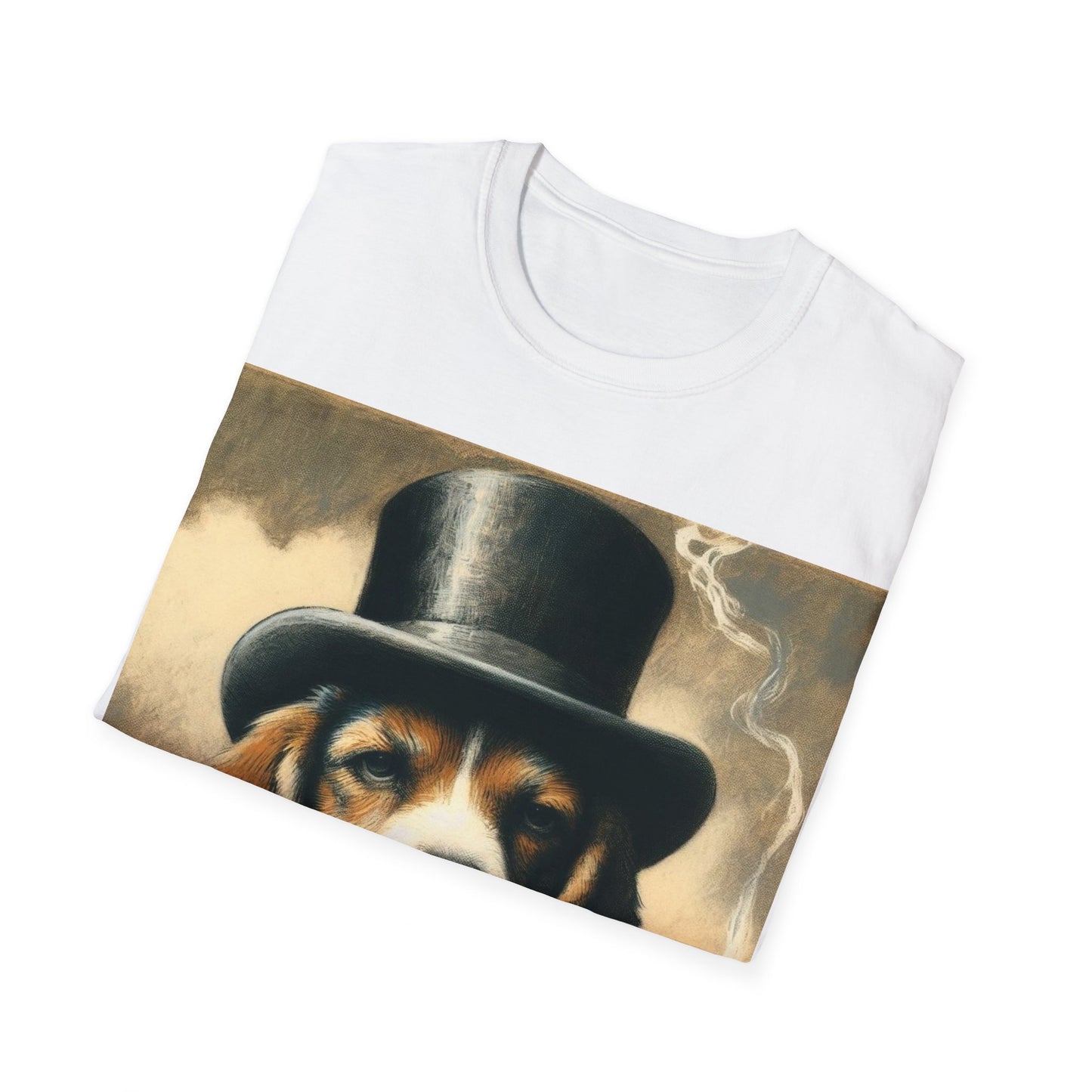 Classy Smoking Beagle Dog T-Shirt