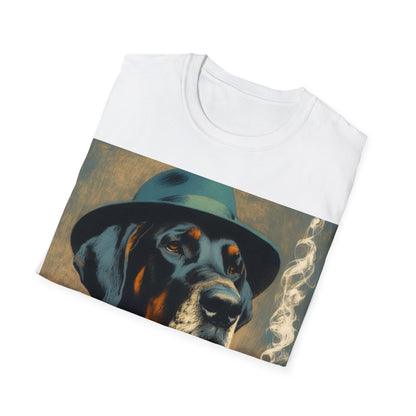 Classy Smoking Great Dane Dog T-Shirt