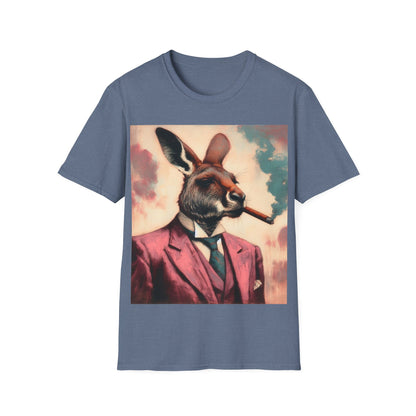 Classy Smoking Kangaroo T-Shirt