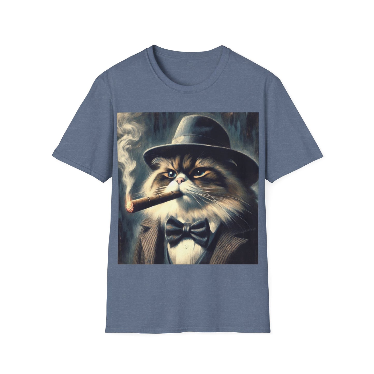 Classy Smoking Ragdoll Cat T-Shirt