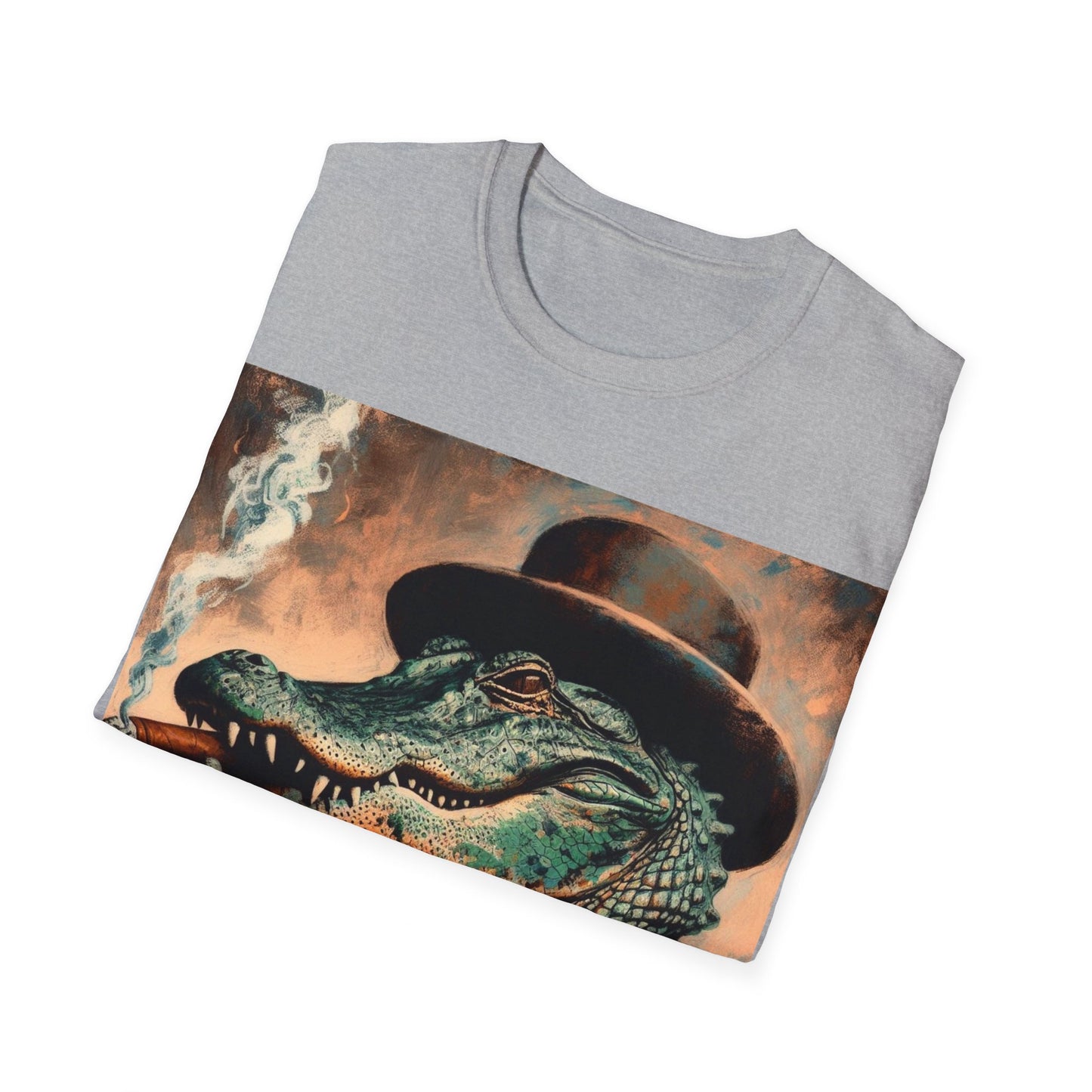 Classy Smoking Alligator T-Shirt