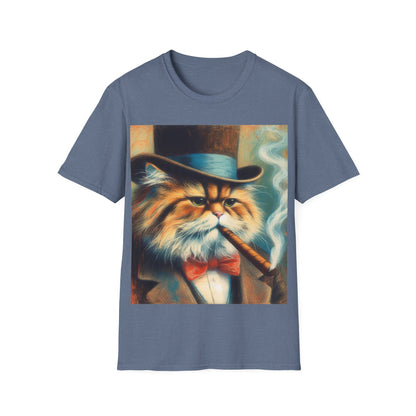 Classy Smoking Persian Cat T-Shirt