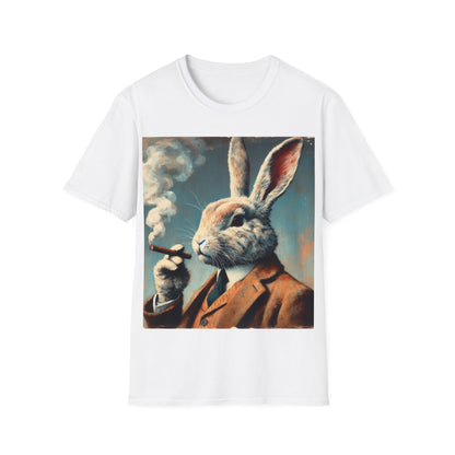 Classy Smoking Rabbit T-Shirt