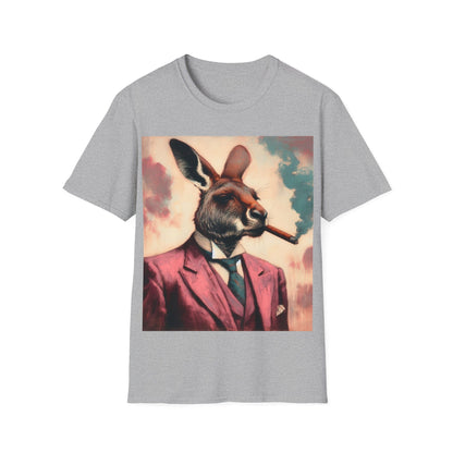 Classy Smoking Kangaroo T-Shirt