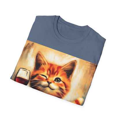 Classy Toasting Cat T-Shirt