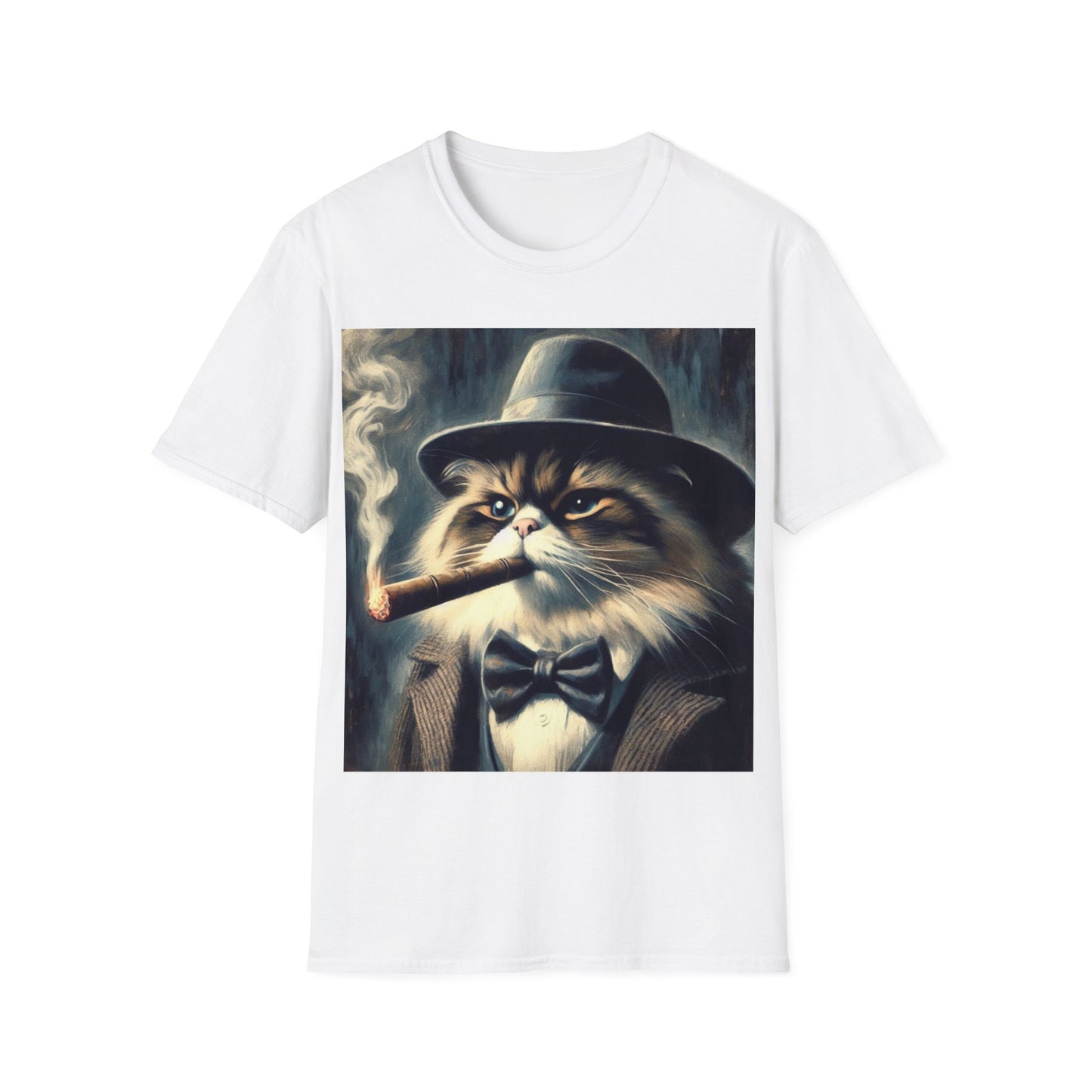 Classy Smoking Ragdoll Cat T-Shirt