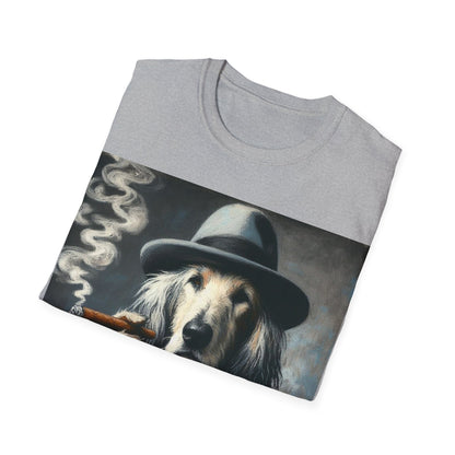 Classy Smoking Afghan Hound T-Shirt