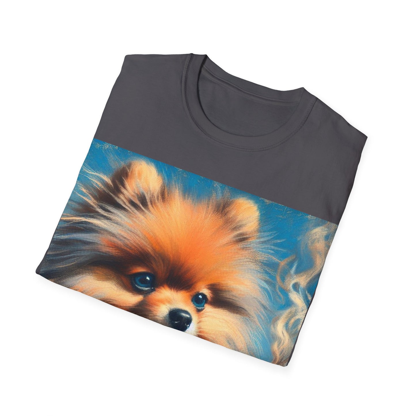 Classy Smoking Pomeranian Dog T-Shirt