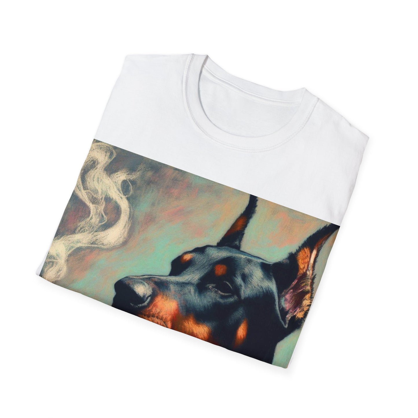 Classy Smoking Dobermann Dog T-Shirt