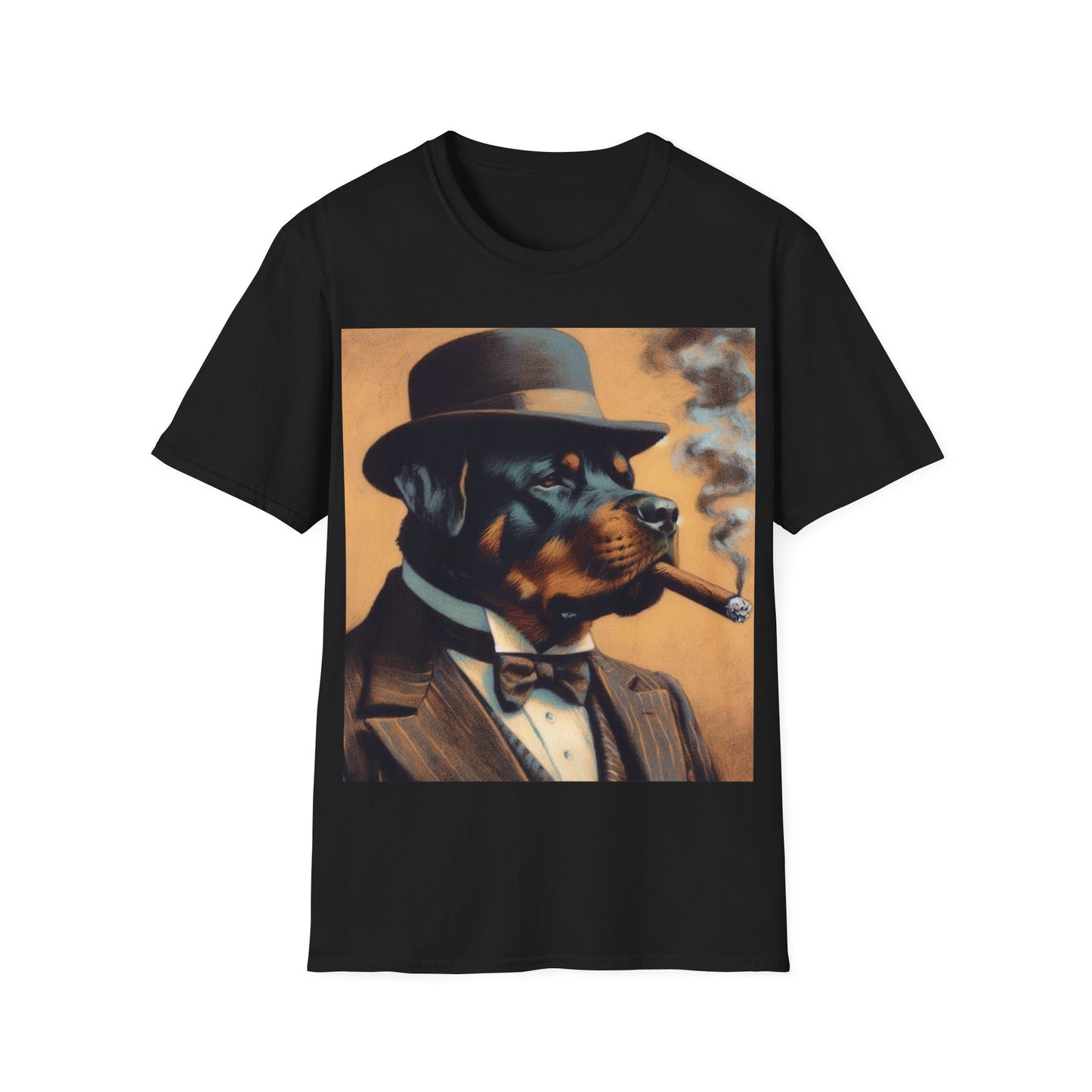 Classy Smoking Rottweiler T-Shirt