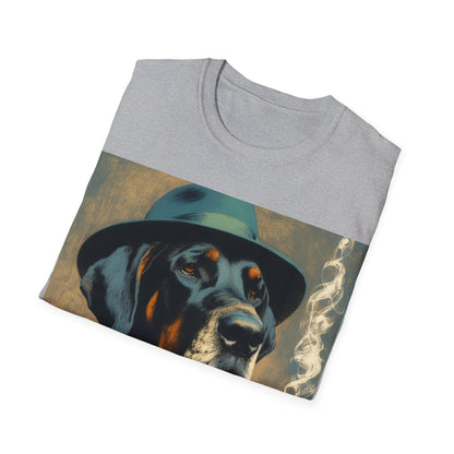 Classy Smoking Great Dane Dog T-Shirt