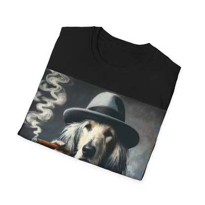 Classy Smoking Afghan Hound T-Shirt