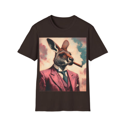 Classy Smoking Kangaroo T-Shirt