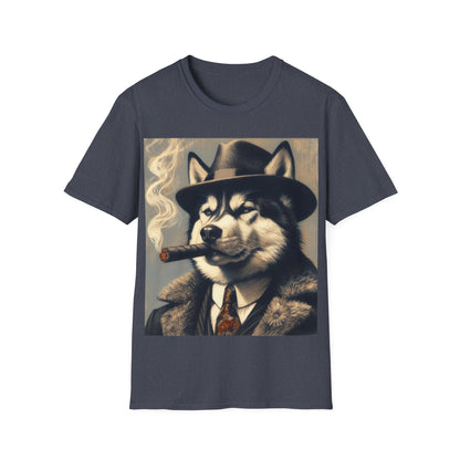 Classy Smoking Husky T-Shirt