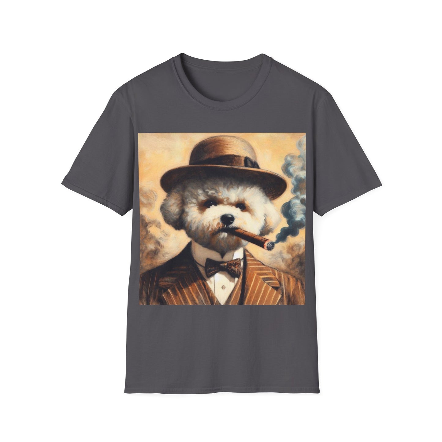 Classy Smoking Bichon Frisé T-Shirt