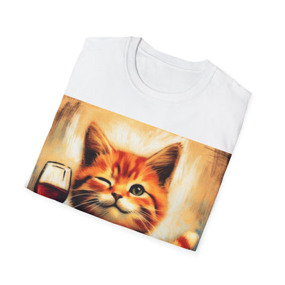 Classy Toasting Cat T-Shirt