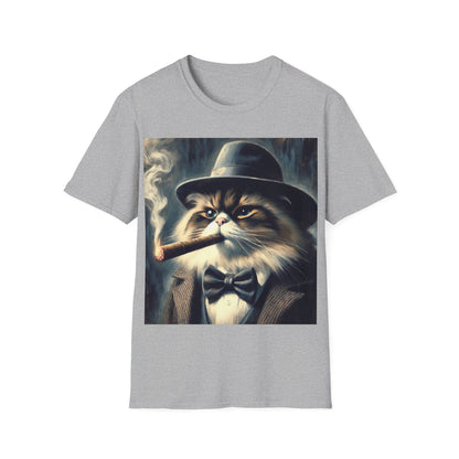 Classy Smoking Ragdoll Cat T-Shirt