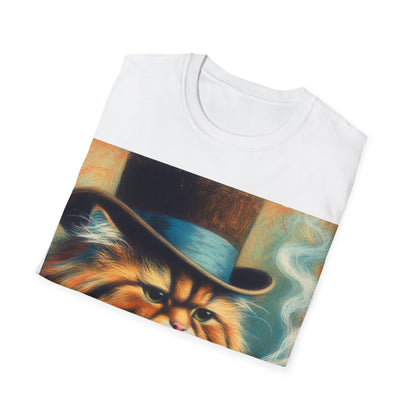 Classy Smoking Persian Cat T-Shirt