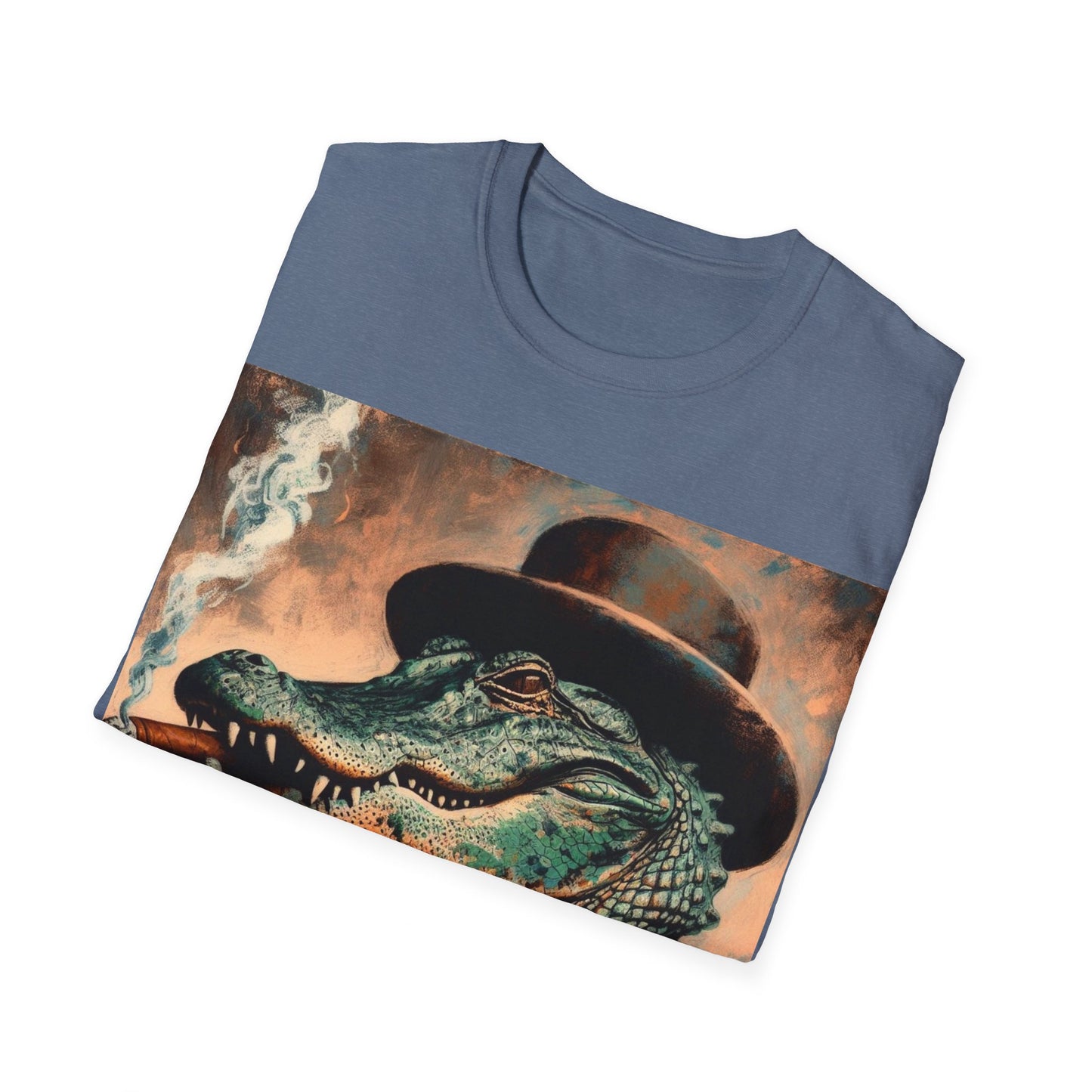 Classy Smoking Alligator T-Shirt