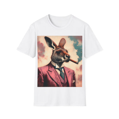 Classy Smoking Kangaroo T-Shirt