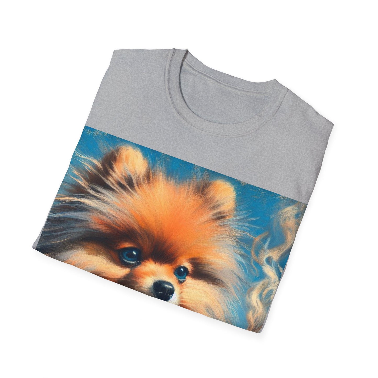 Classy Smoking Pomeranian Dog T-Shirt