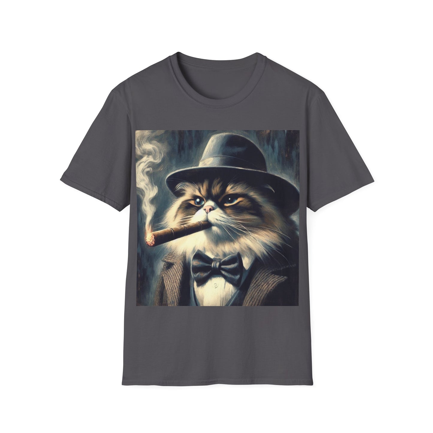 Classy Smoking Ragdoll Cat T-Shirt