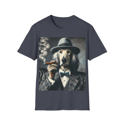 Classy Smoking Afghan Hound T-Shirt