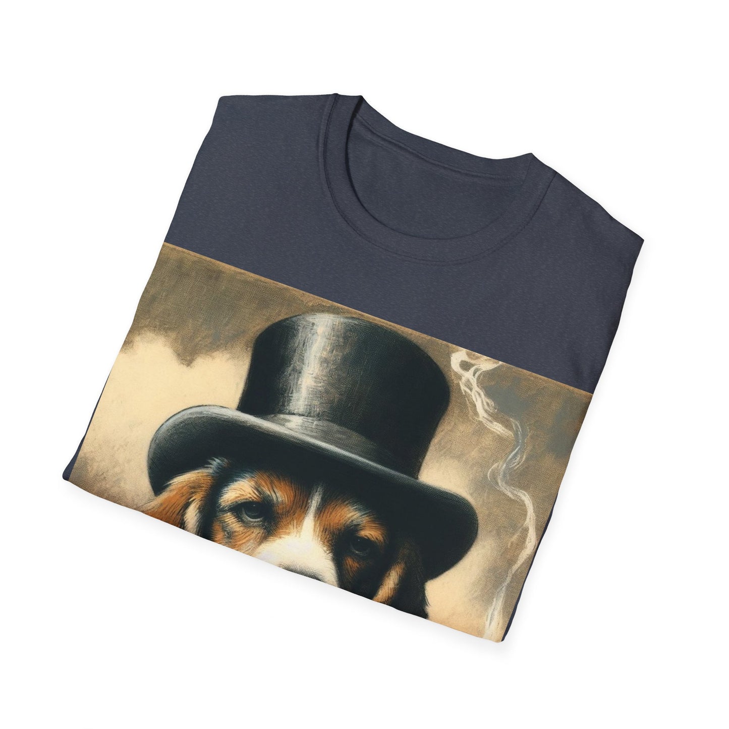 Classy Smoking Beagle Dog T-Shirt