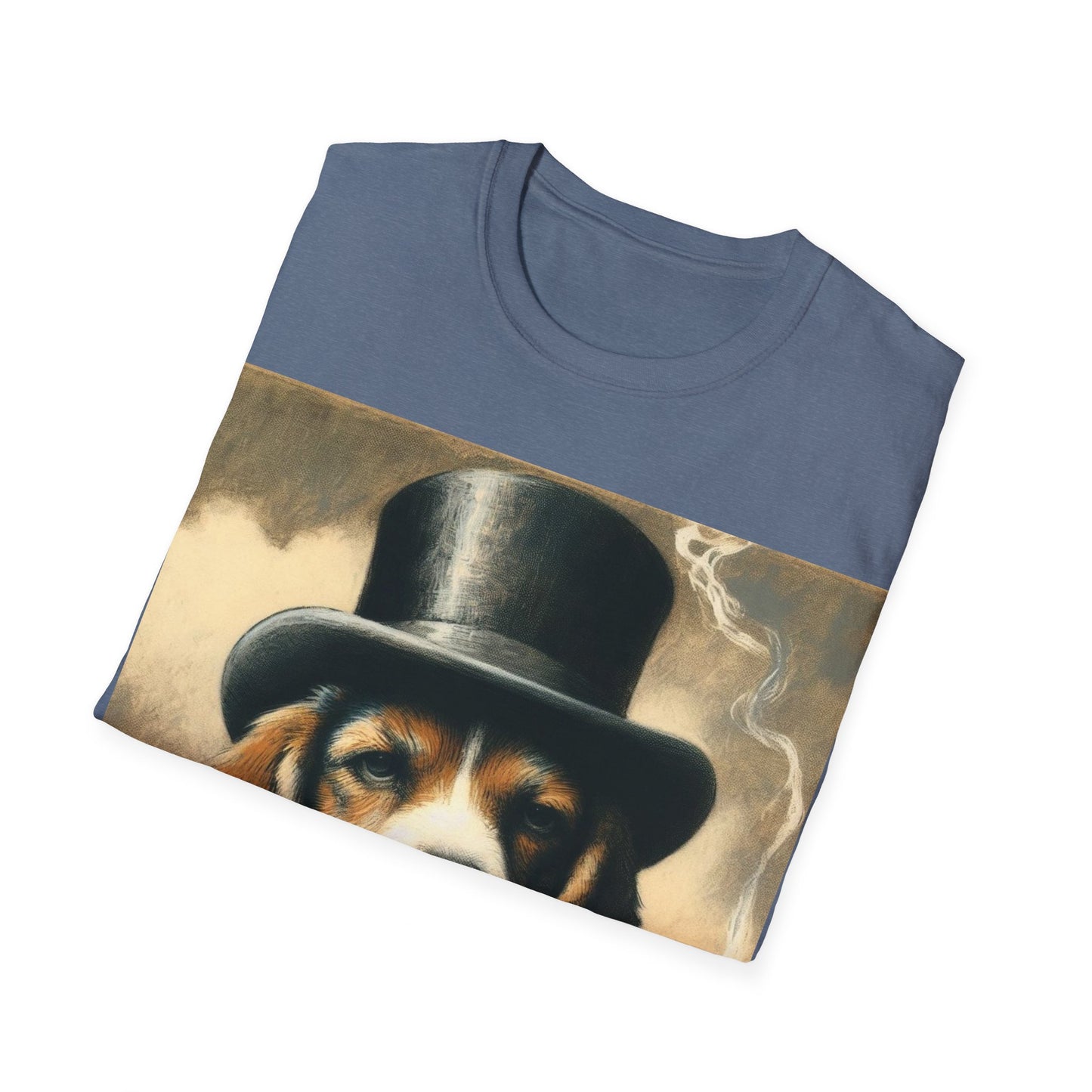 Classy Smoking Beagle Dog T-Shirt