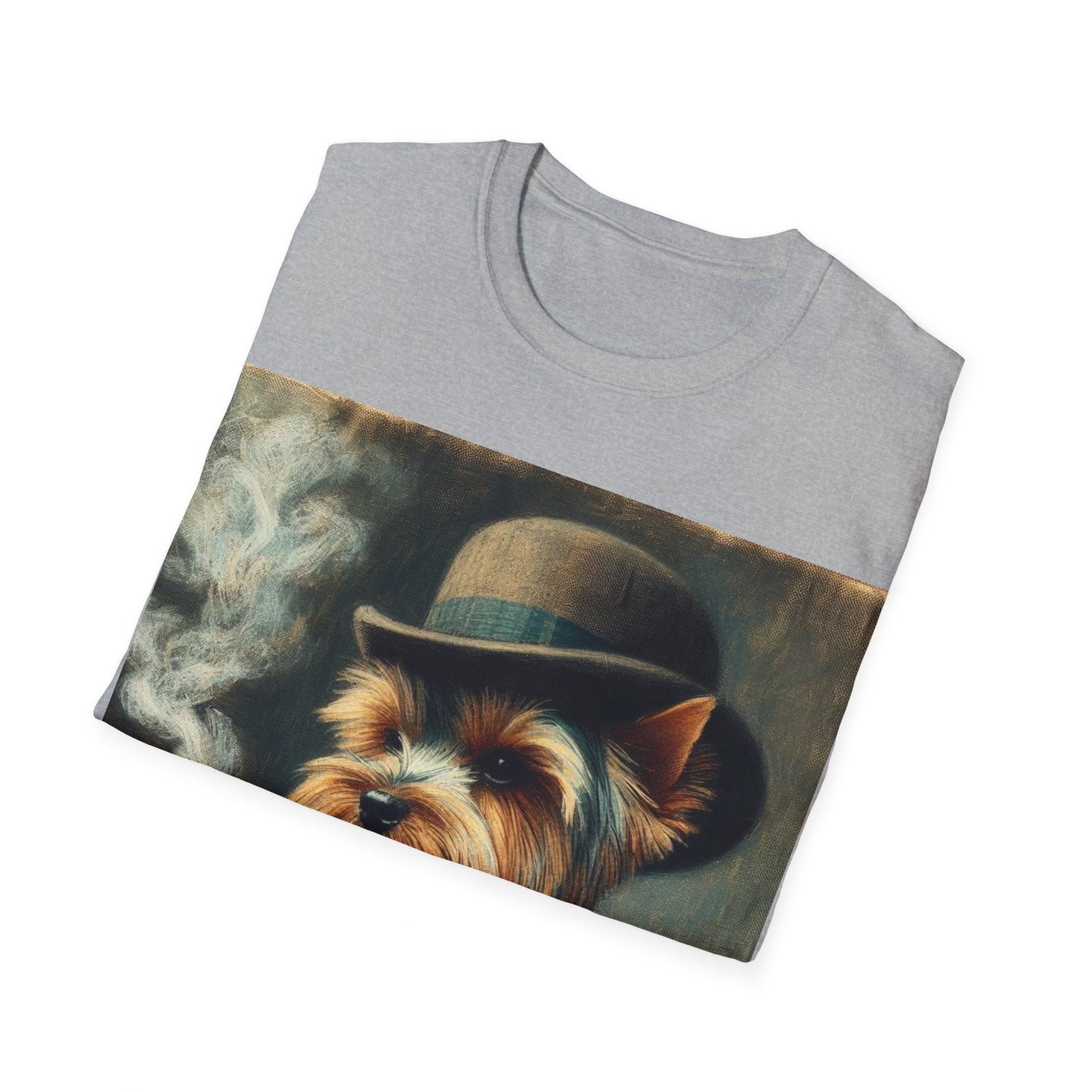 Classy Smoking Yorkshire Terrier Dog T-Shirt