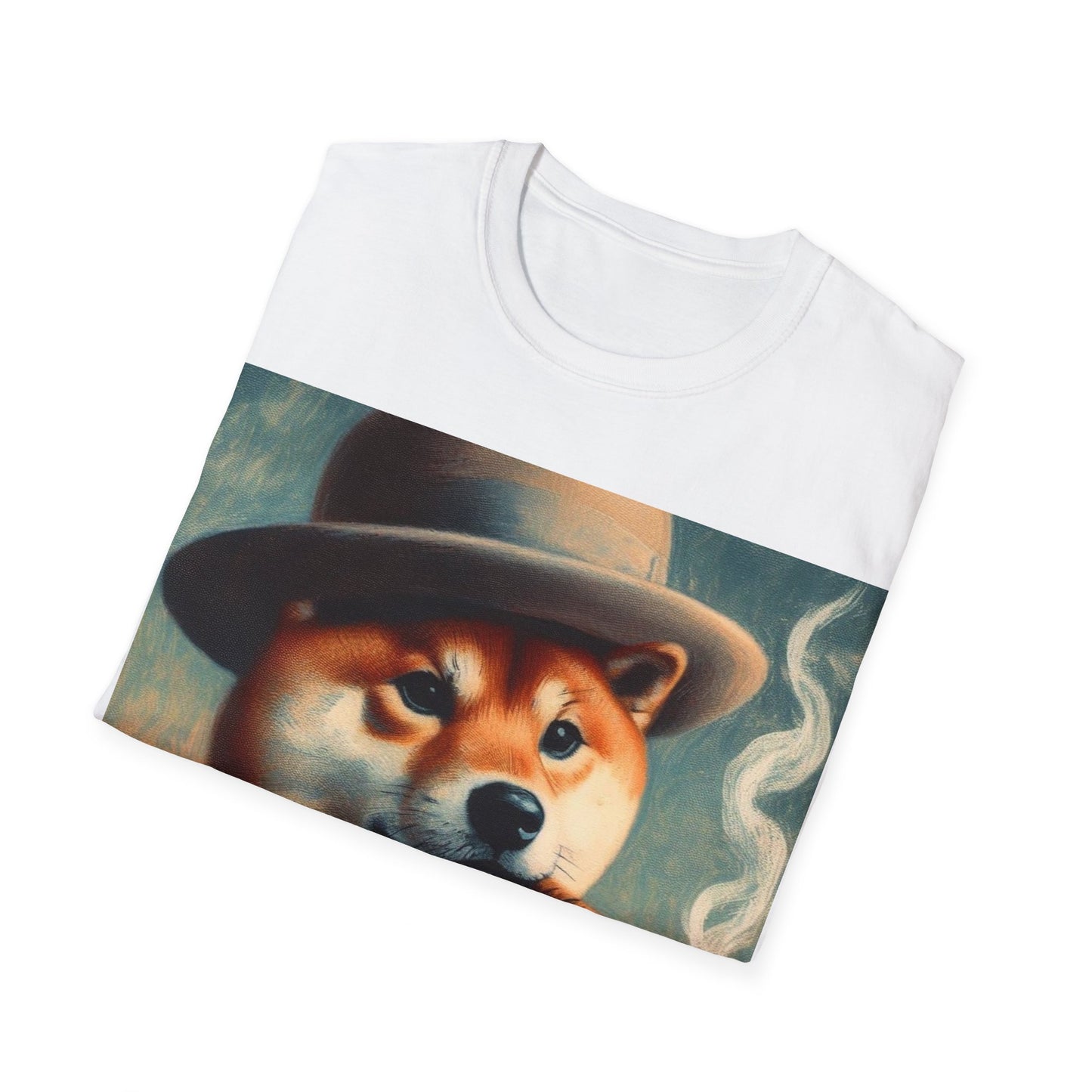 Classy Smoking Shiba Inu T-Shirt