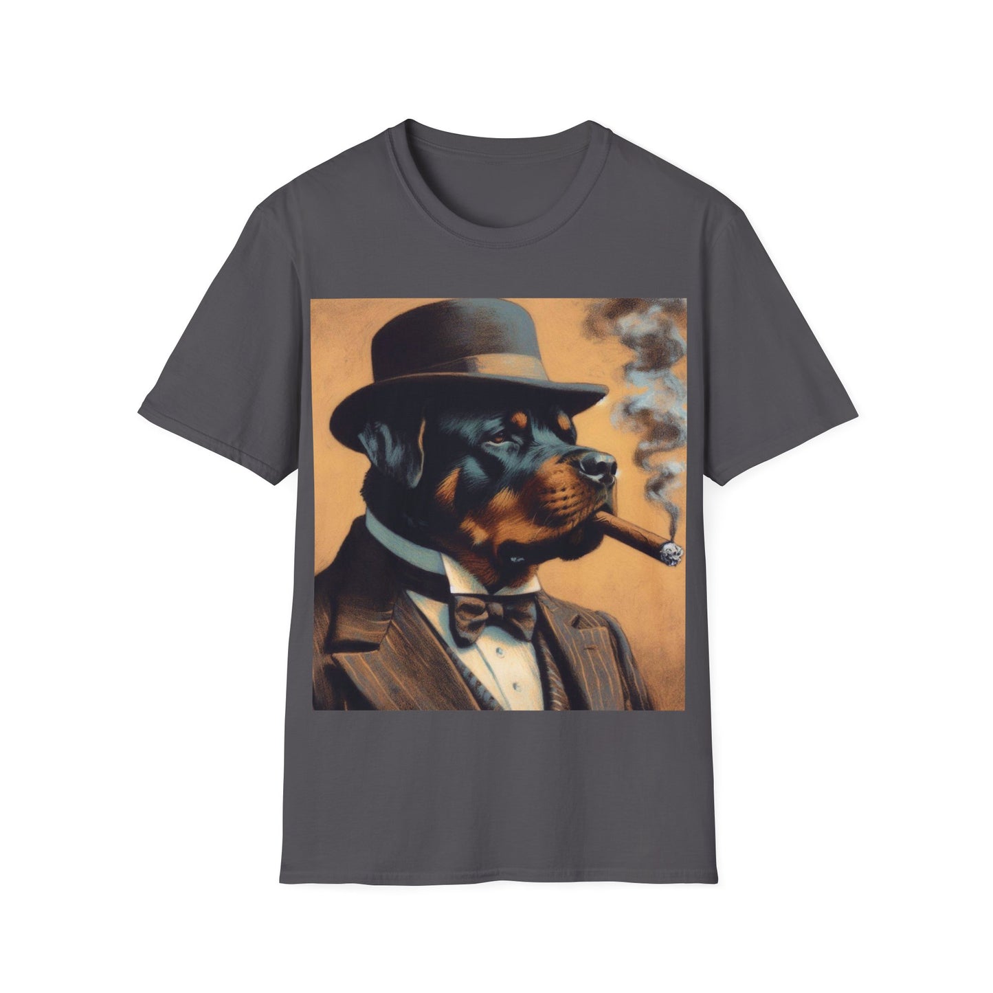 Classy Smoking Rottweiler T-Shirt