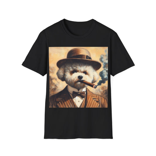 Classy Smoking Bichon Frisé T-Shirt