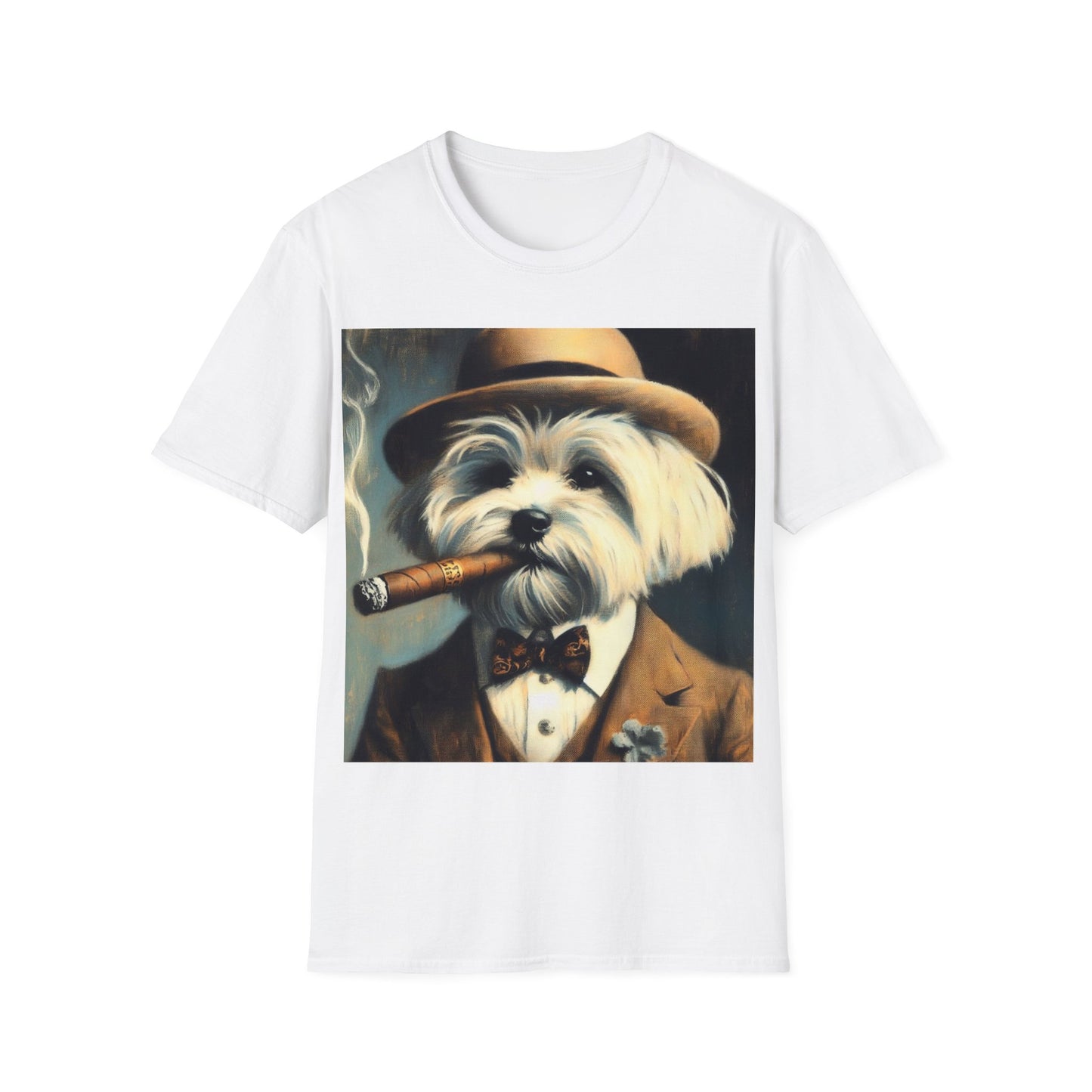 Classy Smoking Maltese T-Shirt