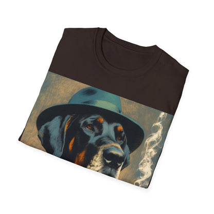 Classy Smoking Great Dane Dog T-Shirt