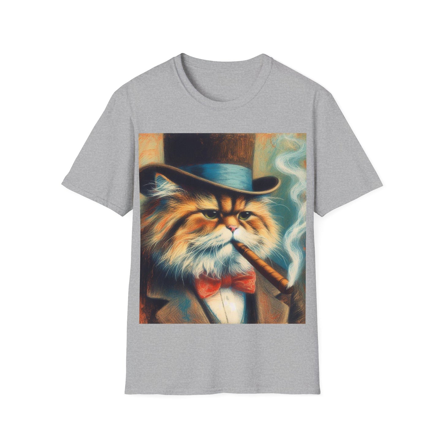 Classy Smoking Persian Cat T-Shirt