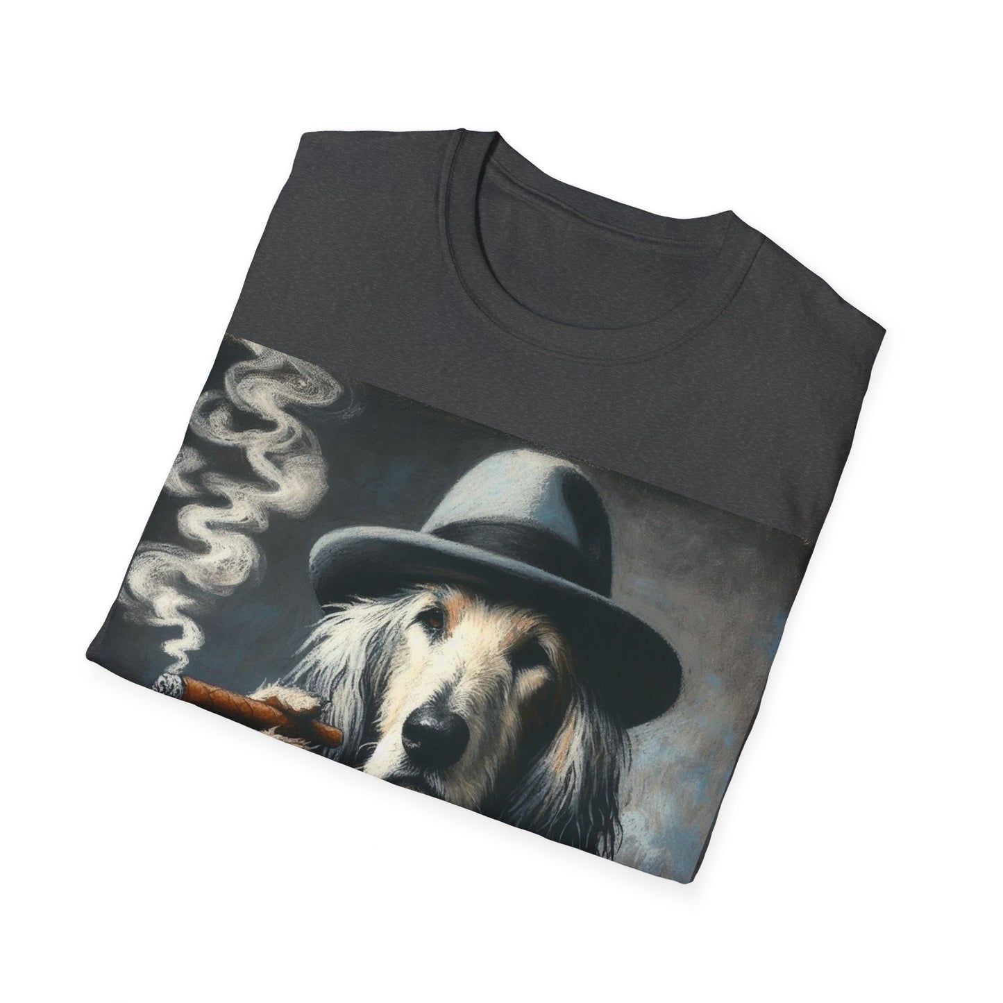 Classy Smoking Afghan Hound T-Shirt