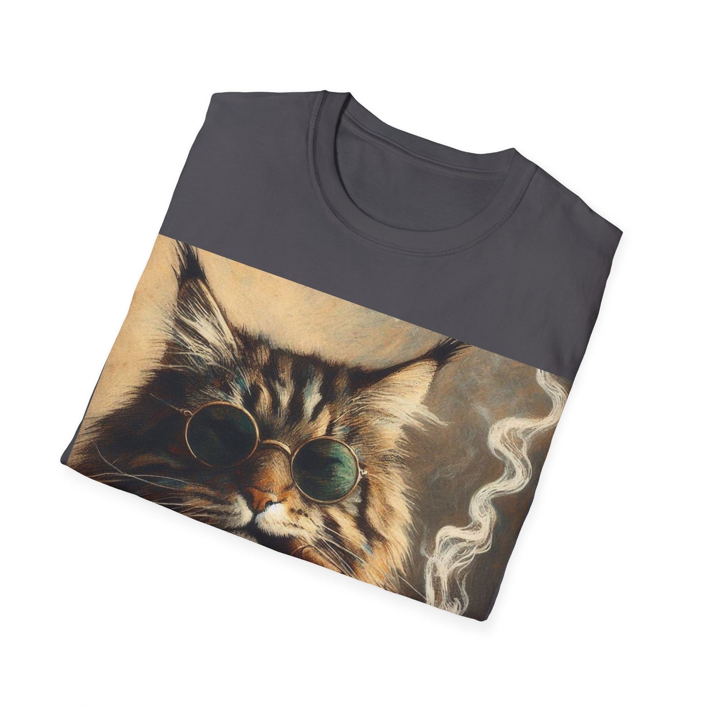 Classy Smoking Maine Coon Cat T-Shirt