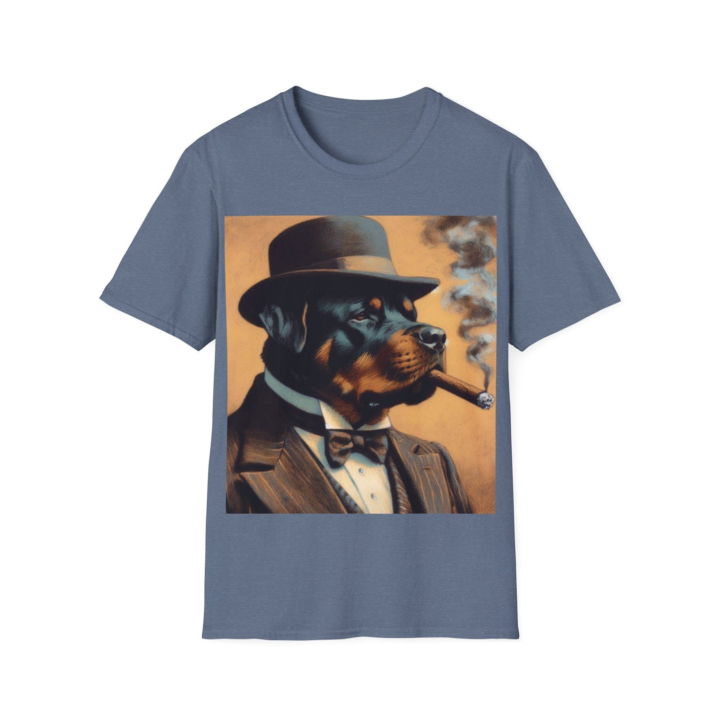 Classy Smoking Rottweiler T-Shirt