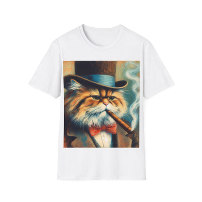 Classy Smoking Persian Cat T-Shirt