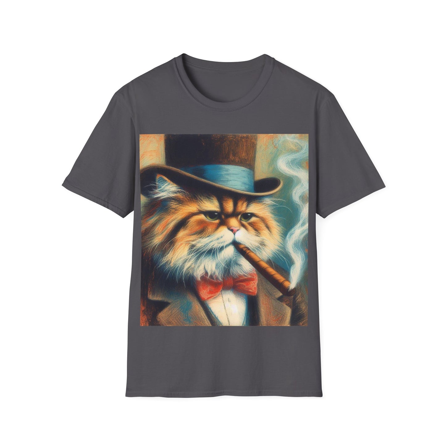 Classy Smoking Persian Cat T-Shirt