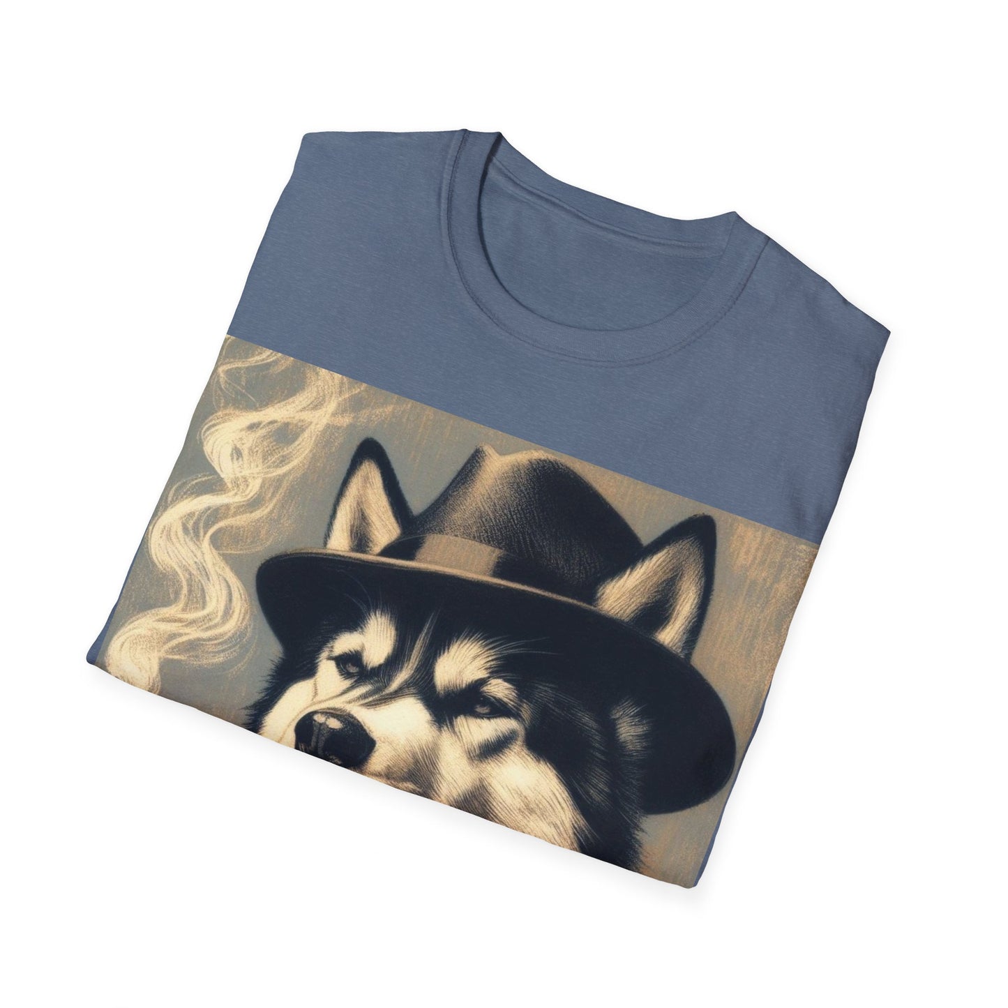 Classy Smoking Husky T-Shirt