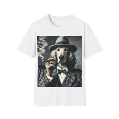 Classy Smoking Afghan Hound T-Shirt