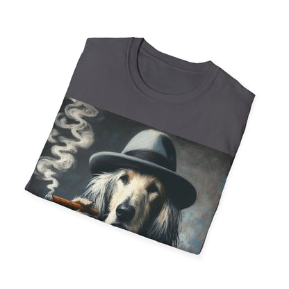 Classy Smoking Afghan Hound T-Shirt