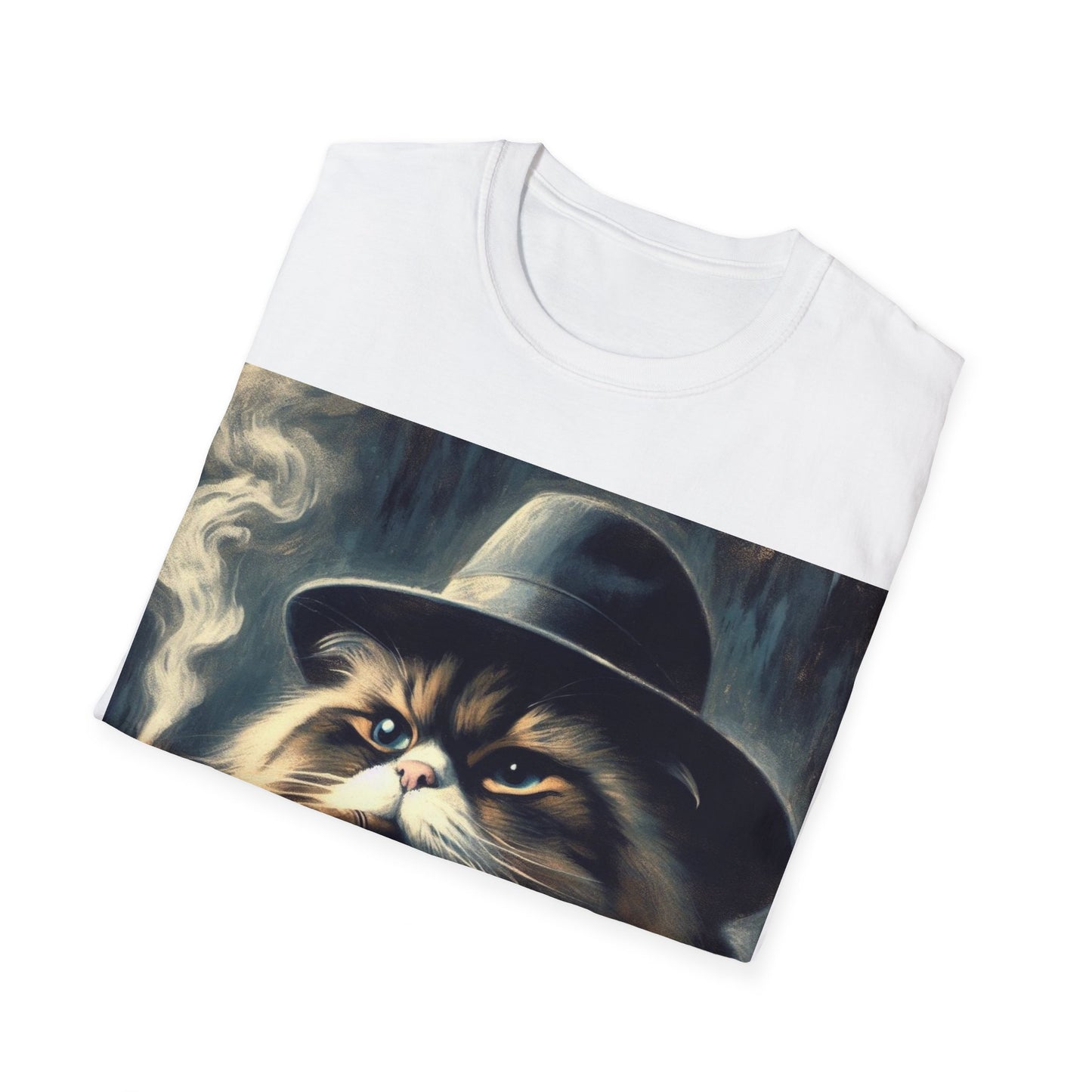 Classy Smoking Ragdoll Cat T-Shirt