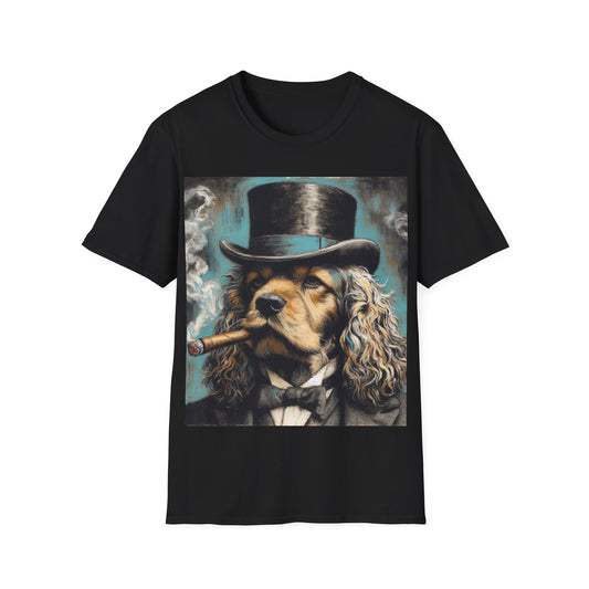 Classy Smoking Cocker Spaniel T-Shirt